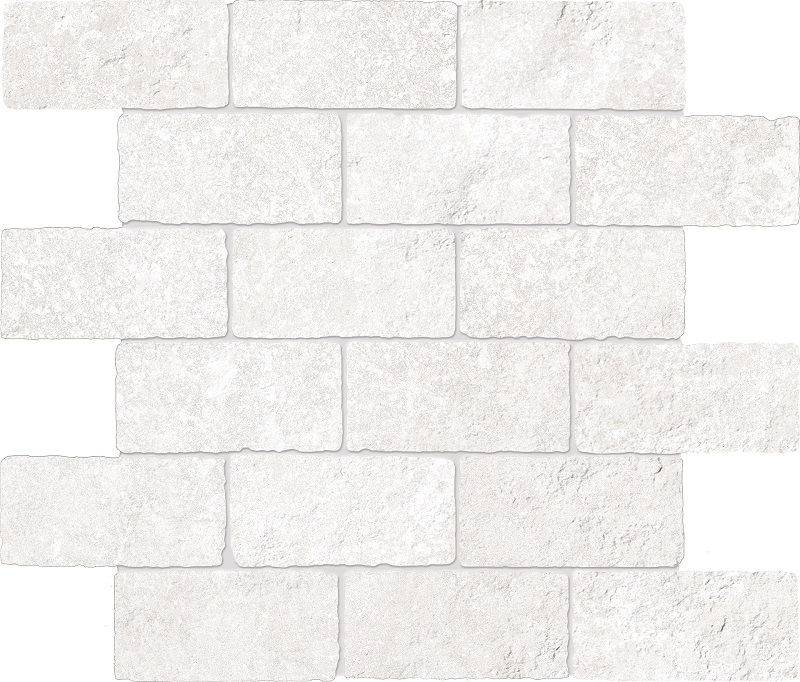 Мозаика Emilceramica (Acif) Chateau Mosaico Mur Blanc Naturale EFT2, цвет белый, поверхность натуральная, квадрат, 300x300