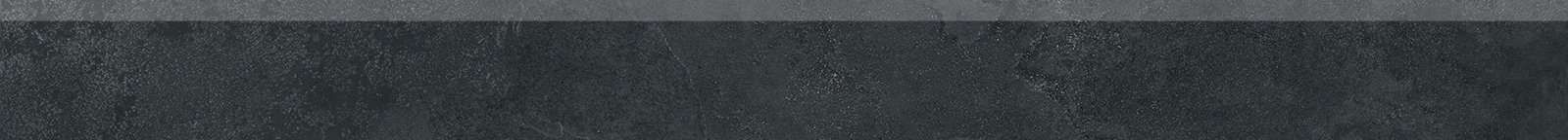 Бордюры Italon Materia Titanio Battiscopa 610130004524, цвет чёрный, поверхность патинированная, прямоугольник, 72x800