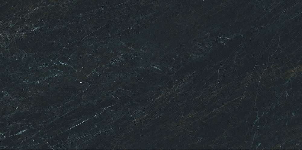 Керамогранит Tubadzin Regal Stone Mat, цвет чёрный, поверхность матовая, прямоугольник, 598x1198