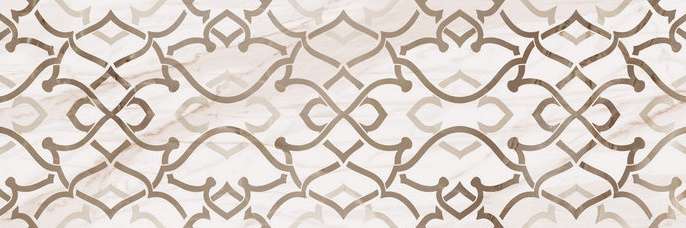 Декоративные элементы Gracia Ceramica Chateau Beige Decor 02, цвет бежевый, поверхность матовая, прямоугольник, 300x900