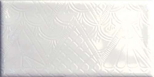 Керамическая плитка Self Style Suzanne Bianco csu-006, цвет белый, поверхность глянцевая, кабанчик, 75x150