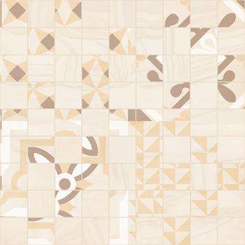 Мозаика Laparet Shine мозаика, цвет коричневый бежевый, поверхность матовая, квадрат, 300x300