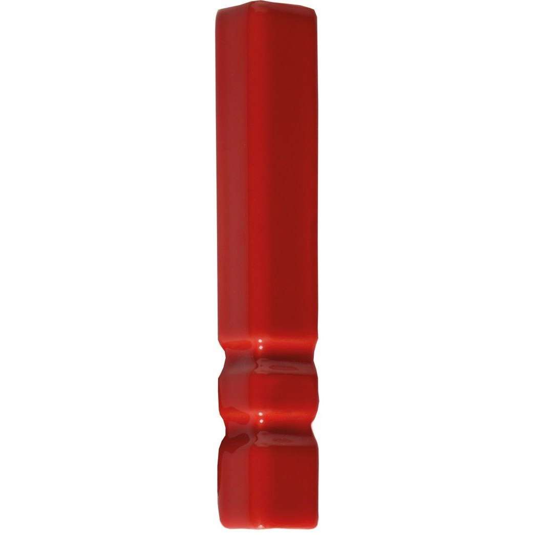 Спецэлементы Adex ADRI5097 Angulo Rodapie Monaco Red, цвет красный, поверхность глянцевая, , 15x100