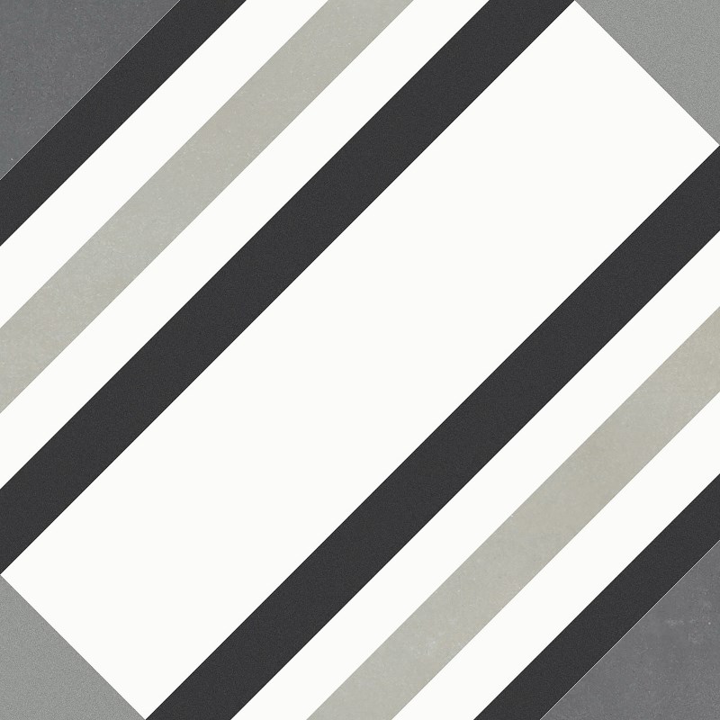 Декоративные элементы RHS Rondine Swng Night And Day 04 J87842, цвет серый, поверхность матовая, квадрат, 203x203