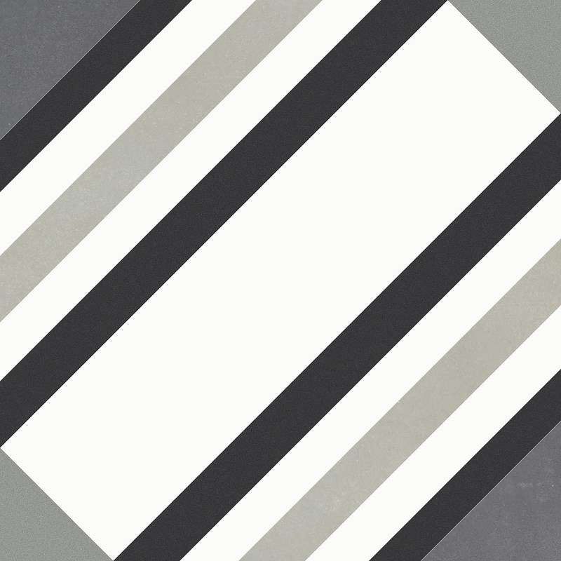 Декоративные элементы RHS Rondine Swng Night And Day 04 J87842, цвет серый, поверхность матовая, квадрат, 203x203