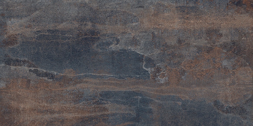 Керамогранит Gravita Tkaki Azul, цвет чёрный, поверхность матовая, прямоугольник, 600x1200
