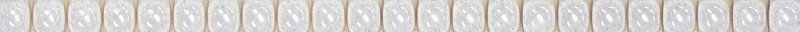 Бордюры Керамин Бисер 7, цвет белый, поверхность глянцевая, прямоугольник, 246x9