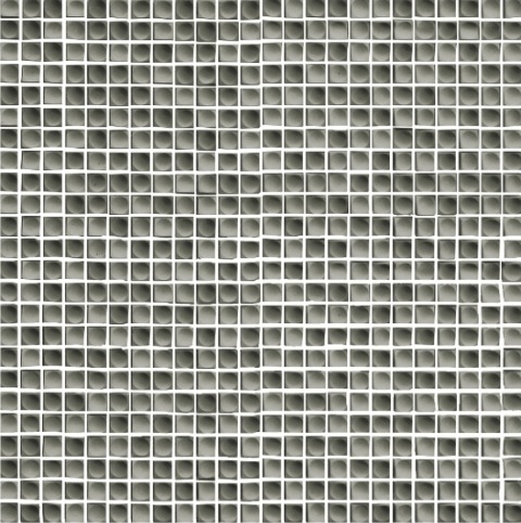 Мозаика Made+39 Cube Grey Circle 3900031, цвет серый, поверхность матовая, квадрат, 300x300