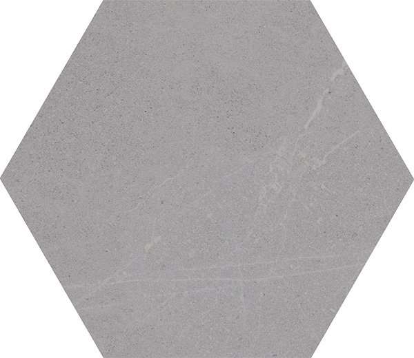 Керамогранит Vives Seine Hexagono Gris, цвет серый, поверхность матовая, шестиугольник, 519x599