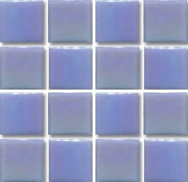 Мозаика Irida Glamour A10.115(1), цвет синий, поверхность глянцевая, квадрат, 318x318