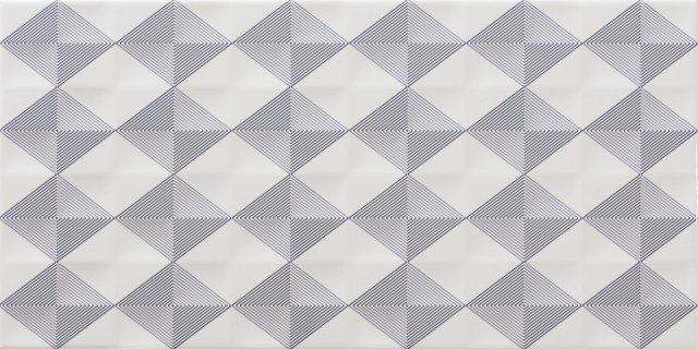 Декоративные элементы Sanchis Everest Decor Kefren Blanco Brillo, цвет серый, поверхность глянцевая, прямоугольник, 300x600