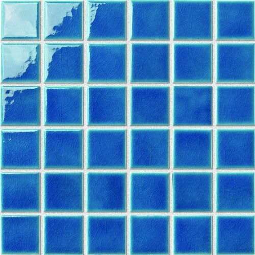 Мозаика NS Mosaic PW4848-19, цвет синий, поверхность глянцевая, квадрат, 306x306