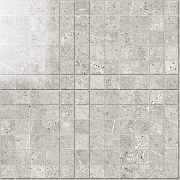 Мозаика Novabell Mosaico London Grey Lapp. IMP 114L, цвет серый, поверхность лаппатированная, квадрат, 300x300