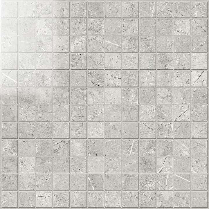 Мозаика Novabell Mosaico London Grey Lapp. IMP 114L, цвет серый, поверхность лаппатированная, квадрат, 300x300