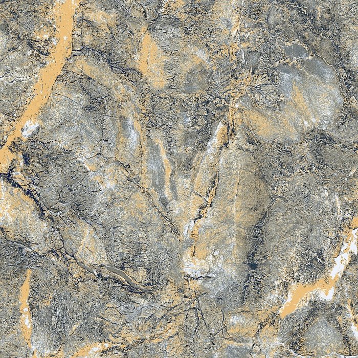 Керамогранит  Indian Marble, цвет серый оранжевый, поверхность полированная, квадрат, 600x600