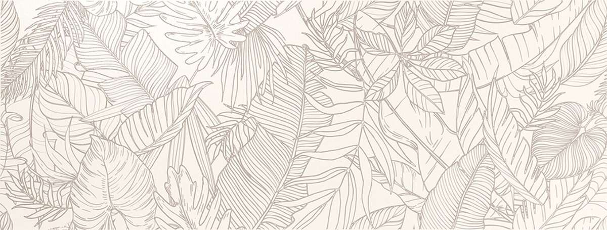 Декоративные элементы Fanal Pearl Tropic White, цвет белый, поверхность матовая, прямоугольник, 450x1200