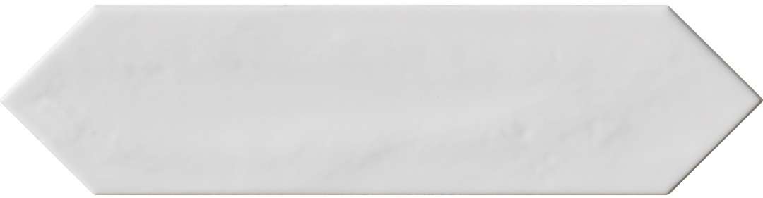 Керамическая плитка Settecento Crayons Bright White 167016, цвет белый, поверхность глянцевая, шестиугольник, 75x300