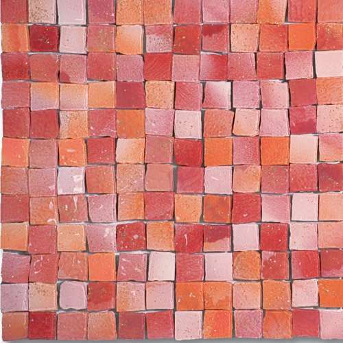 Мозаика Ker-av Luci di Venezia Viola Purpureo (2,5X2,5) KER-L117, цвет розовый, поверхность глянцевая, квадрат, 300x300