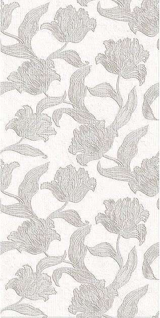 Керамическая плитка Azori Mallorca Grey Floris, цвет серый, поверхность матовая, прямоугольник, 315x630