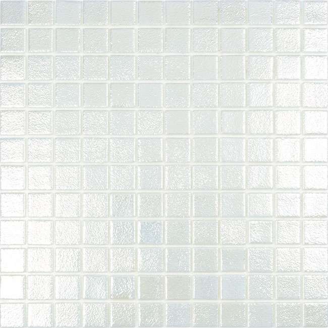 Мозаика Vidrepur Shell № 563, цвет белый, поверхность глянцевая, квадрат, 317x317