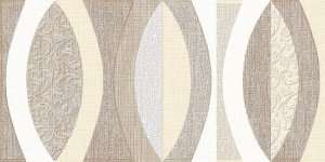 Вставки Нефрит керамика Элегия 04-01-1-08-03-23-501-0, цвет бежевый, поверхность глянцевая, прямоугольник, 400x200