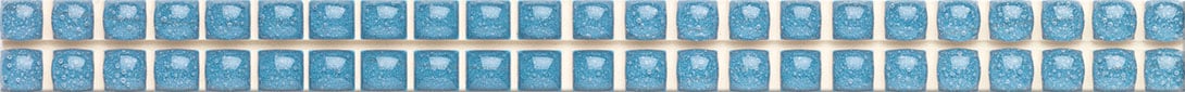 Бордюры Cinca Ophelia Hera Petrol 0450/347, цвет голубой, поверхность глянцевая, прямоугольник, 20x250