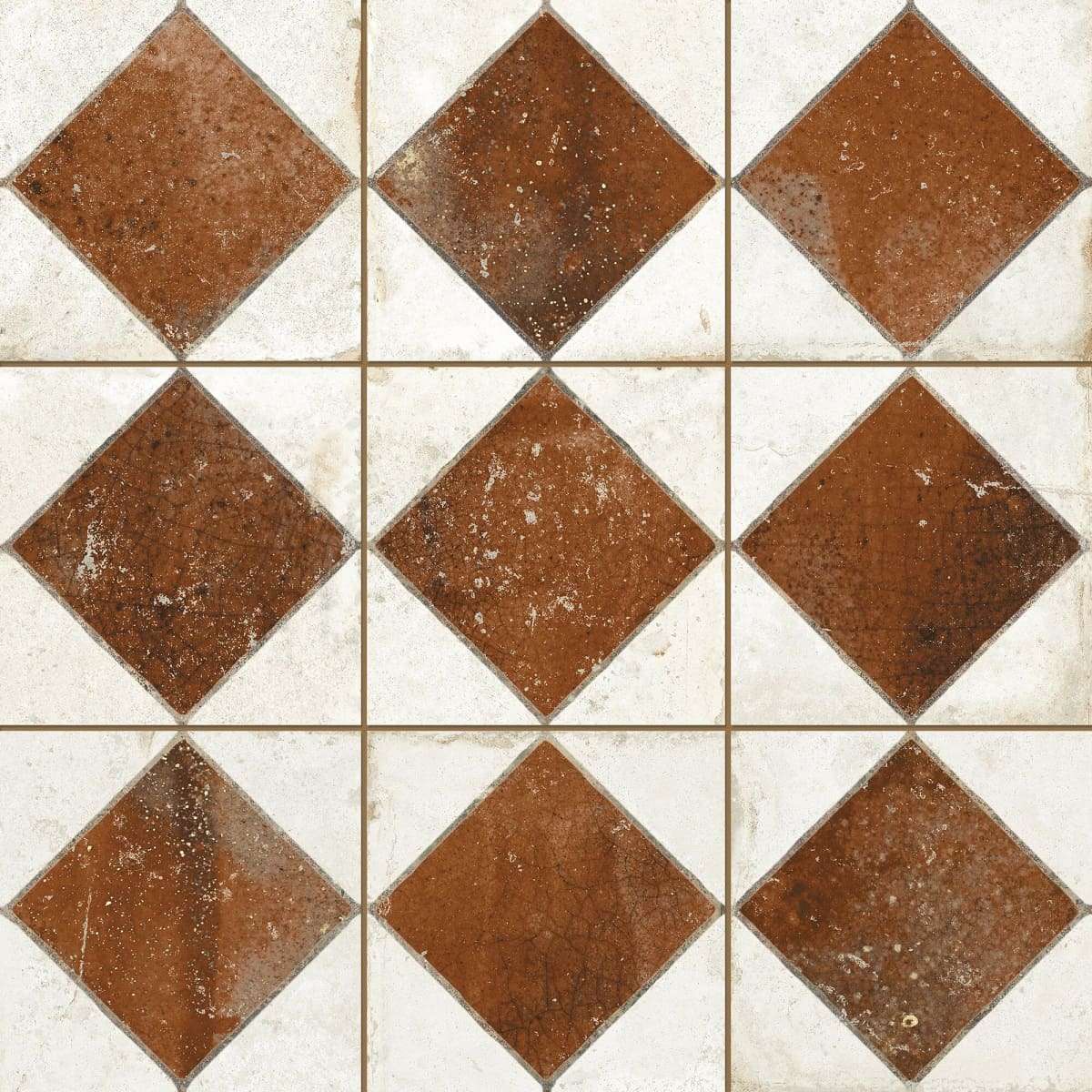 Керамическая плитка Peronda Fs Arles Brown Lt 31650, цвет белый коричневый, поверхность матовая, квадрат, 333x333