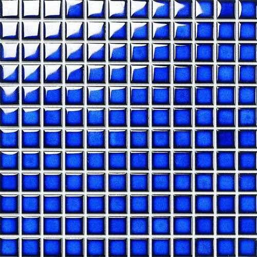 Мозаика NS Mosaic PW2323-06, цвет синий, поверхность глянцевая, квадрат, 300x300