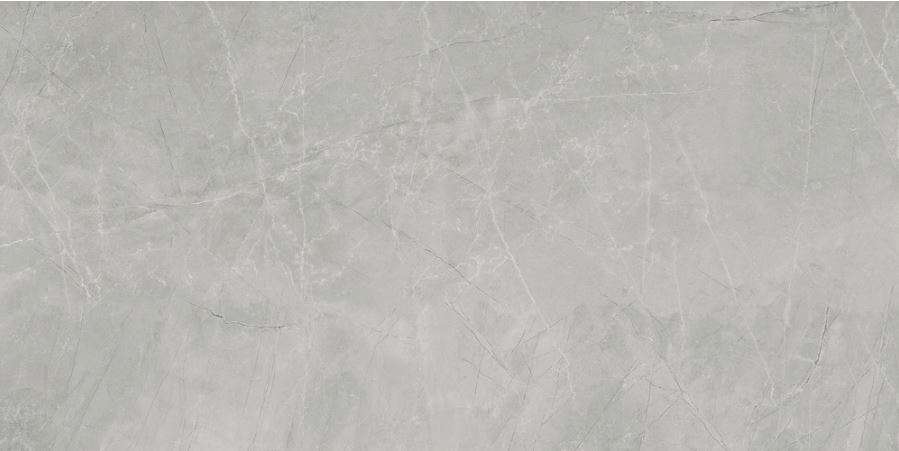 Широкоформатный керамогранит Baldocer Bayona Silver Natural, цвет серый, поверхность натуральная, прямоугольник, 1200x2400