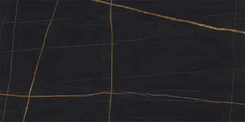 Широкоформатный керамогранит Urbatek Nylo Noir Polished D 100271963D, цвет чёрный, поверхность полированная, прямоугольник, 1200x2500