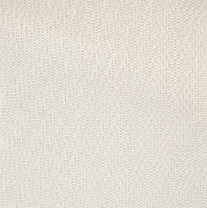Мозаика Mutina Phenomenon Mosaico Honeycomb A Bianco TYPHA01, цвет белый, поверхность матовая, квадрат, 300x300