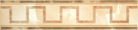 Бордюры Navarti Cen. Pompei Blanco, цвет бежевый, поверхность глянцевая, прямоугольник, 100x450