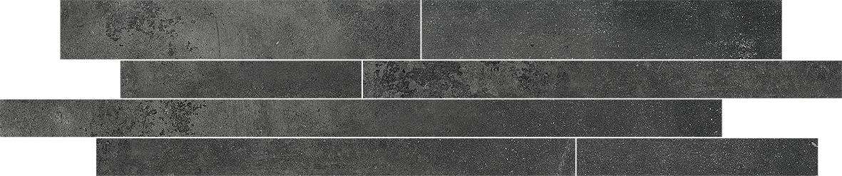 Мозаика Laparet Ferry мозаика графитовый, цвет чёрный, поверхность матовая, прямоугольник, 144x699