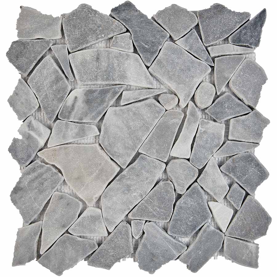 Мозаика Pixel Mosaic PIX263 Мрамор, цвет серый, поверхность матовая, квадрат, 305x305