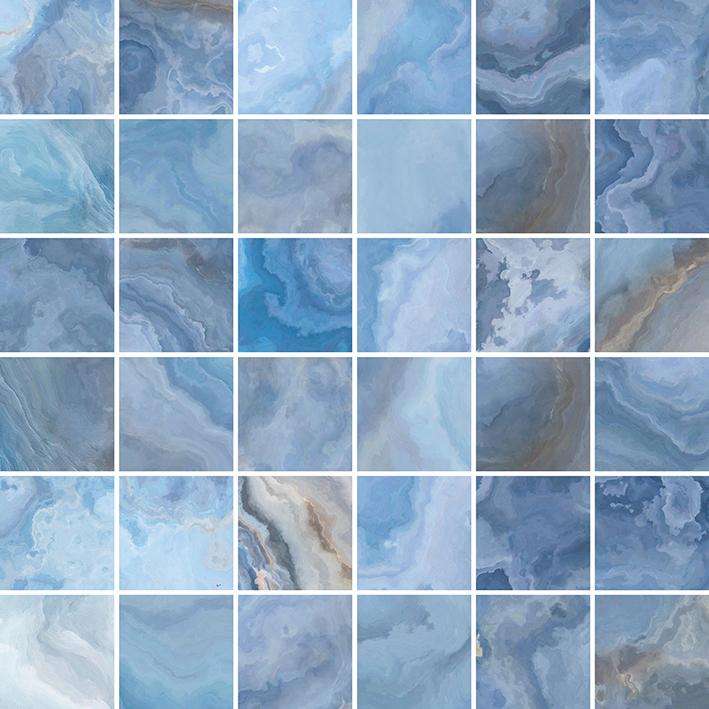 Мозаика Laparet Blues Мозаика голубой, цвет синий, поверхность глянцевая, квадрат, 300x300