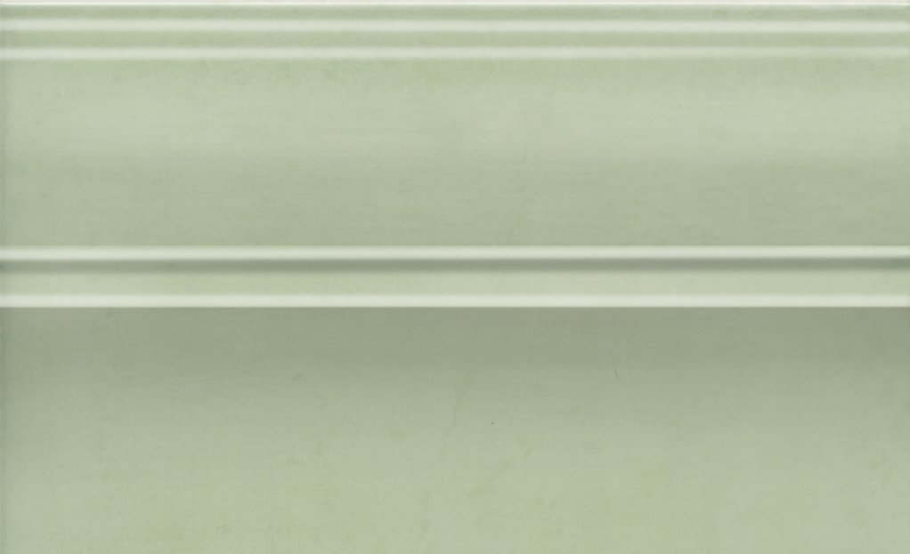 Бордюры Kerama Marazzi Плинтус Левада зеленый светлый глянцевый FMB027, цвет зелёный, поверхность глянцевая, прямоугольник, 150x250