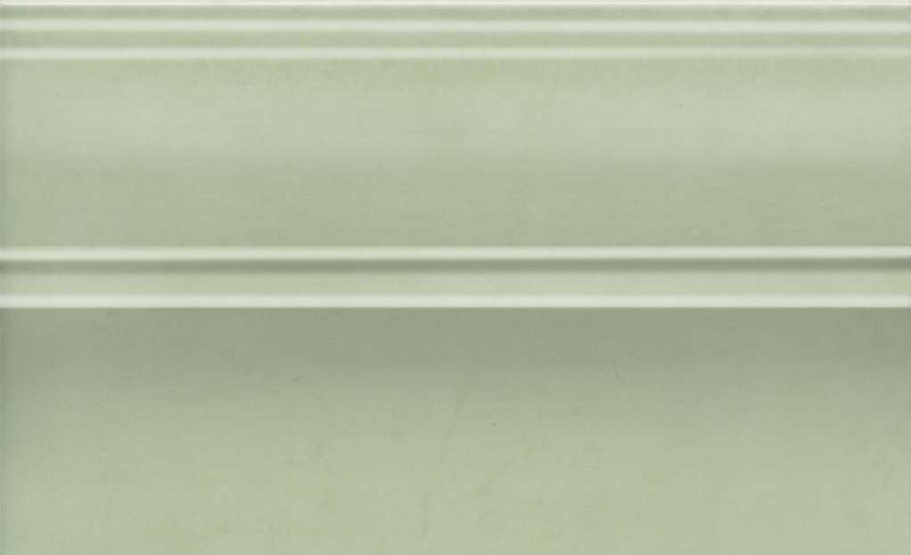 Бордюры Kerama Marazzi Плинтус Левада зеленый светлый глянцевый FMB027, цвет зелёный, поверхность глянцевая, прямоугольник, 150x250