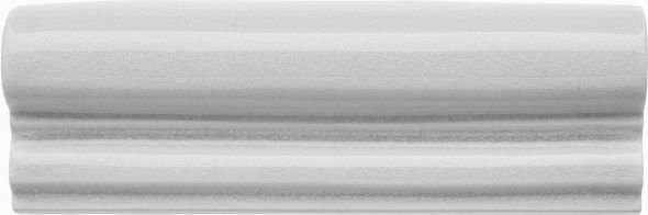 Бордюры Adex ADOC5060 Moldura White Caps, цвет белый, поверхность глянцевая, прямоугольник, 50x150