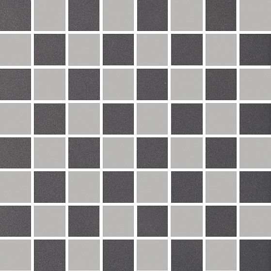 Мозаика Grazia Retro Mosaico Coal-Silver MOR16, цвет разноцветный, поверхность матовая, квадрат, 300x300