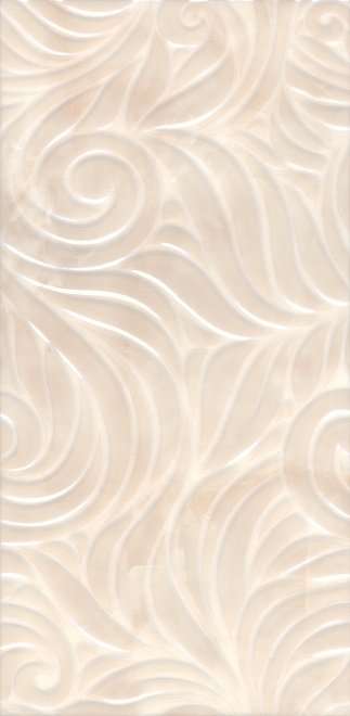 Керамическая плитка Kerama Marazzi Вирджилиано беж структура обрезной 11105R, цвет бежевый, поверхность глянцевая, прямоугольник, 300x600