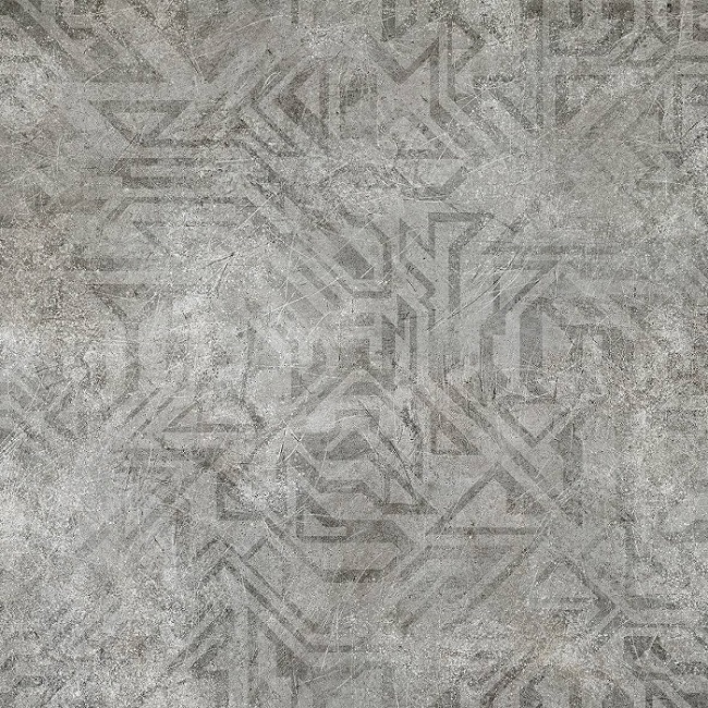 Декоративные элементы Керамин Детроит 2Д Тип 2 Серый, цвет серый, поверхность матовая, квадрат, 500x500