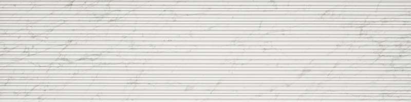 Керамогранит Piemme Majestic Stripes Apuanian White Nat 02596, цвет белый, поверхность 3d (объёмная), прямоугольник, 300x1200