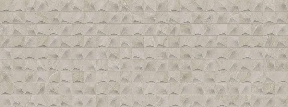 Керамическая плитка Porcelanosa Indic Gris Gloss Cubic 100300107, цвет серый, поверхность матовая 3d (объёмная), прямоугольник, 450x1200