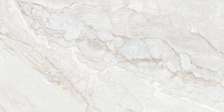 Керамогранит NT Ceramic Gravel White NTT99508P, цвет бежевый, поверхность полированная, прямоугольник, 600x1200