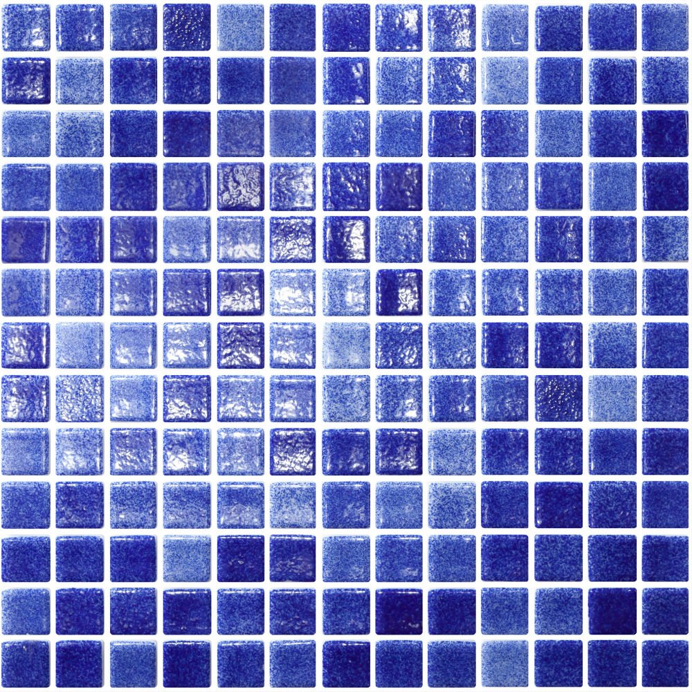 Мозаика Togama Pool&Wellness SPA Niebla Fuerte, цвет синий, поверхность глянцевая, квадрат, 340x340