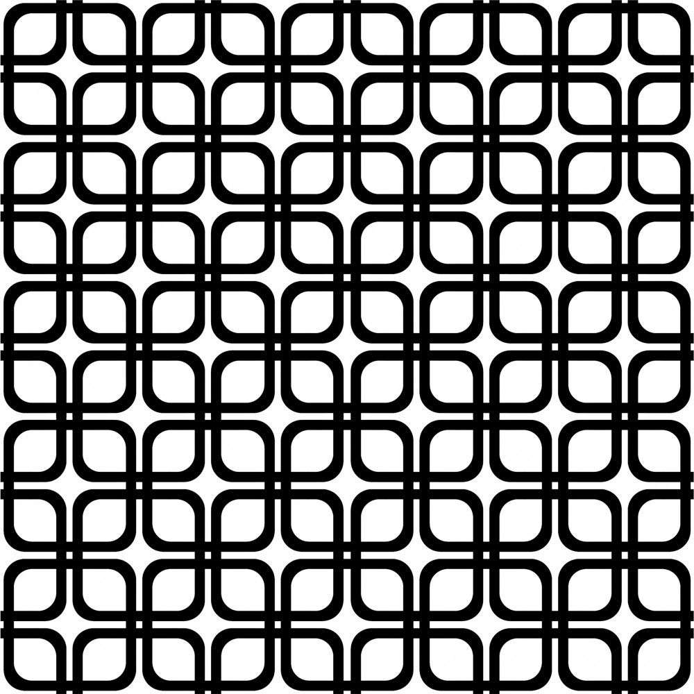 Керамогранит Dune Black&White Yang 187777, цвет чёрно-белый, поверхность матовая, квадрат, 200x200