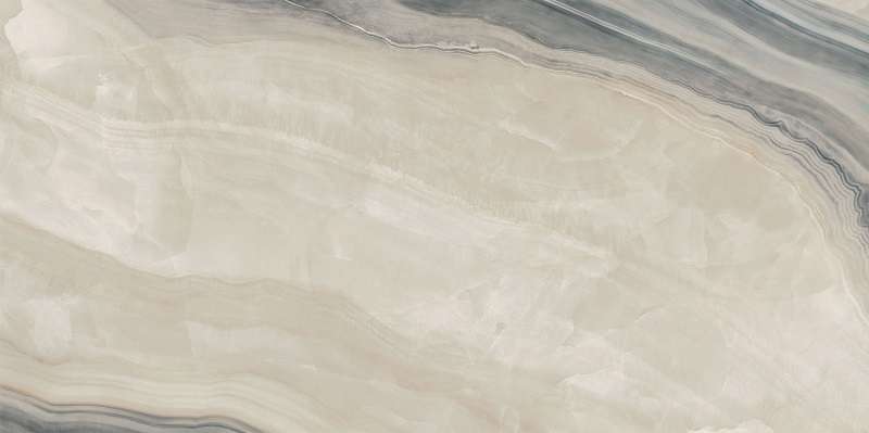 Керамогранит Tubadzin White Opal Pol, цвет серый бежевый, поверхность полированная, прямоугольник, 1198x2398
