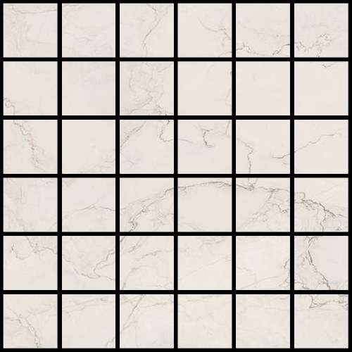 Мозаика Ava Bolgheri Stone Mosaico White Nat Ret 196111, цвет белый, поверхность натуральная, квадрат, 300x300