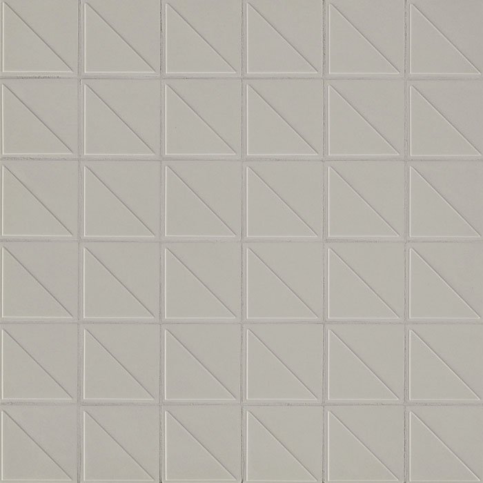 Мозаика Mutina Numi Mosaico Climb White KGNUM41, цвет бежевый, поверхность матовая, квадрат, 316x316