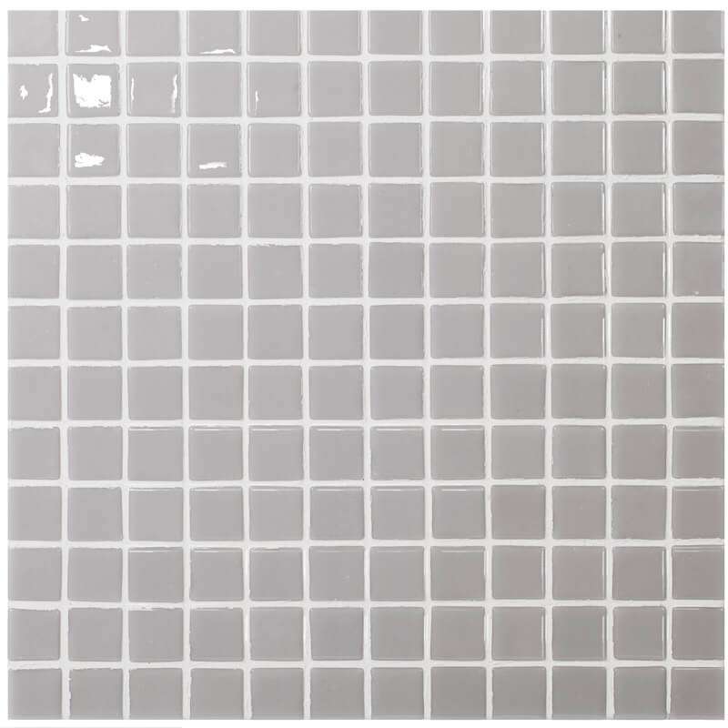 Мозаика Vidrepur Colors № 109 (На Бумаге), цвет серый, поверхность глянцевая, квадрат, 317x317